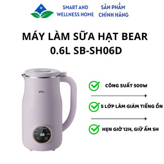 Máy làm sữa hạt Bear 0.6L SB-SH06D - Bảo hành 18 tháng