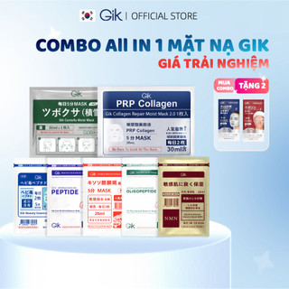  COMBO 9 in 1 Mặt Nạ B5 GIK Korea NMN Trắng sáng da Cấp Ẩm Cho Da Mịn Màng CÁC DÒNG MẶT NẠ 9 miếng