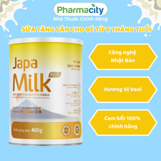 Sữa Bột JaPa Milk giúp trẻ tăng cân miễn dịch khoẻ chính hãng Japa Kids 400g