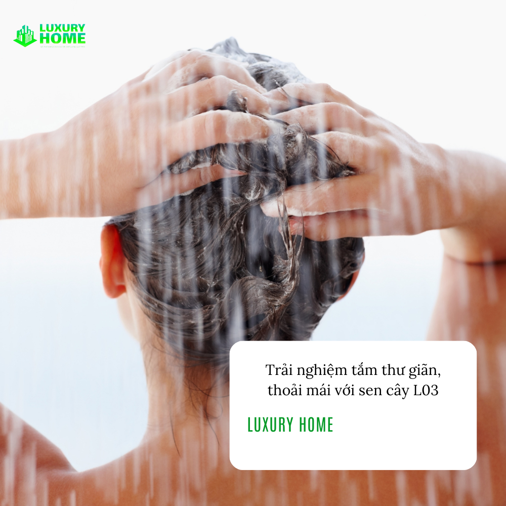 Sen Tắm Đứng Lion L03 - Đồng Thau Mạ Crom Cao Cấp - Giá Rẻ - Bảo Hành 3 Năm