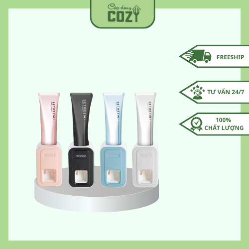 Bộ Nhả Kem Đánh Răng Đơn ECOCO, Nhả Kem Gắn Tường Cao Cấp