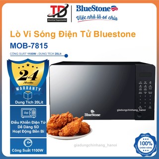 Lò Vi Sóng Điện Tử BlueStone MOB-7815, 1100W - 20Lit, 8 Chế Độ Nấu, Hàng Chính Hãng