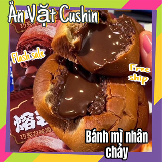 Bánh mì socola sữa chua nhân chảy, bánh mì siêu mềm nhân socola lava, bánh mì sữa chua nhân chảy