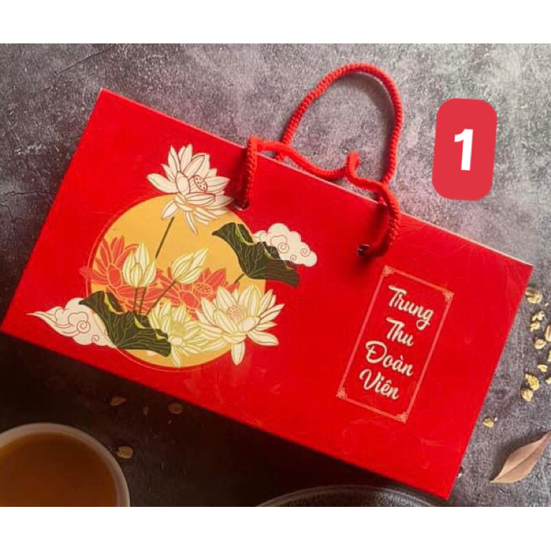 Hộp đựng bánh trung thu 2 bánh.2024 ( 10 bộ )