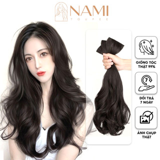 (Set 3 Mảnh) Tóc Giả Kẹp Dải Xoăn, Tóc Xoăn Tỉa Tầng NAMI-05