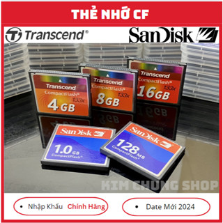 Thẻ Nhớ CF 128MB/1GB/2GB/4GB/8GB/16GB -Thẻ Nhớ Compact Flash Cho Máy Ảnh & Thiết Bị Công Nghiệp