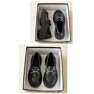 [HÀNG CÓ SẴN] Size 40-42 Giày lười da mềm 5cm vân da rắn khoá đính đá BIG SIZE