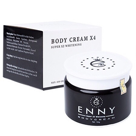Kem body X2 Enny Nâng Cấp Body x4 Kích Trắng Da body Bật Tone k thấm nước