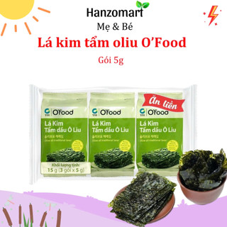 Rong biển ăn liền lá kim tẩm dầu oliu O’Food