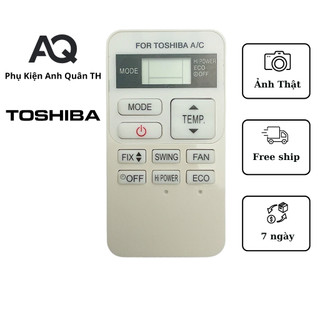( Lỗi 1 đổi 1 ) Điều khiển điều hòa TOSHIBA┃Remote máy lạnh TOSHIBA RAS-07BKV-E - HÀNG TỐT