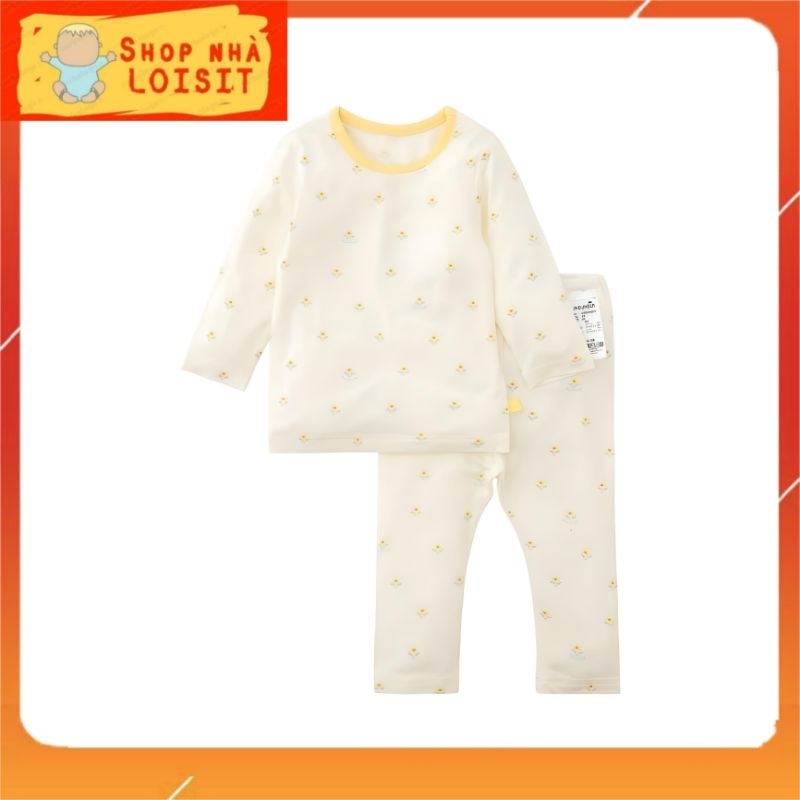 [Size 90-110] Bộ dài tay Moimoln thun lạnh co giãn 4 chiều cho bé gái