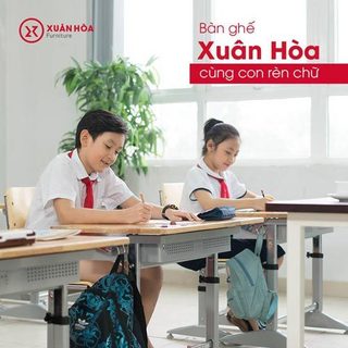 Bàn học sinh Xuân Hòa, Bàn học sinh cao su, bàn học sinh BHS-14-04CS Bàn ghế học sinh (bàn + ghế)