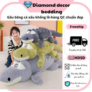 Gấu Bông Cá Sấu Gai Gối Ôm Cá Sấu Cá Sấu Nhồi Bông