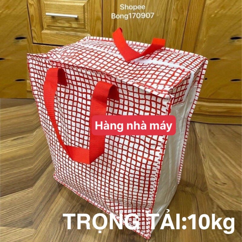 Túi Đựng Đồ I.k.e.a Siêu Bền Tráng Nhựa Nguyên Sinh Cao Cấp Hàng Nhà Máy Việt Nam Sx
