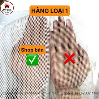 Vải Tuyn Lưới Cotton Hàng Loại 1 Dày Không Xù Sợi Khổ 1.8m