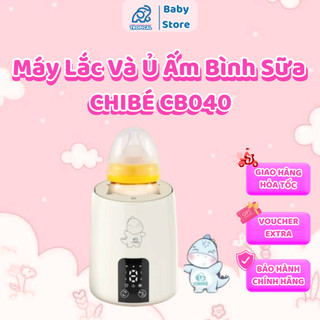 Máy lắc sữa thông minh chibé cb040 - máy khuấy sữa tự động cho bé - bh 18 tháng