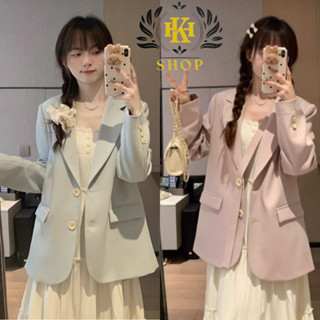 Áo Blazer Nữ Áo Vest Nữ Trẻ Trung Hàng May Kỹ Có Đệm Vai May 2 Lớp Dày Dặn Chất Vải Tuyết Mưa Kèm Đai Chéo Trendy
