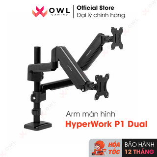 Arm màn hình đôi HyperWork P1 Dual
