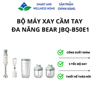 Bộ Máy Xay Cầm Tay Đa Năng Bear JBQ-B50E1 - Bảo hành 18 tháng