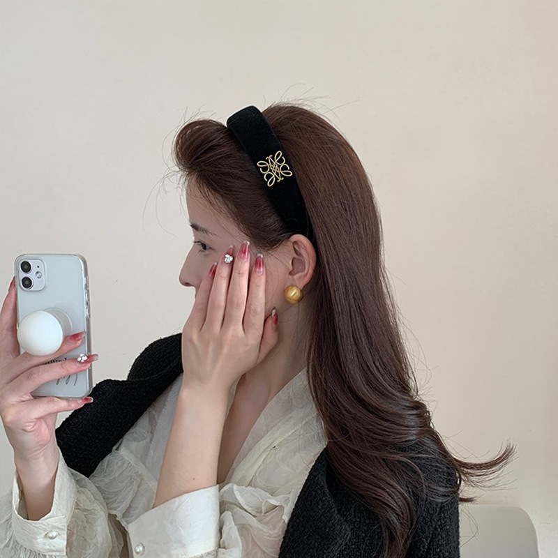 Bờm Tóc Nhung, Băng Đô Nhung Bản 3,5cm