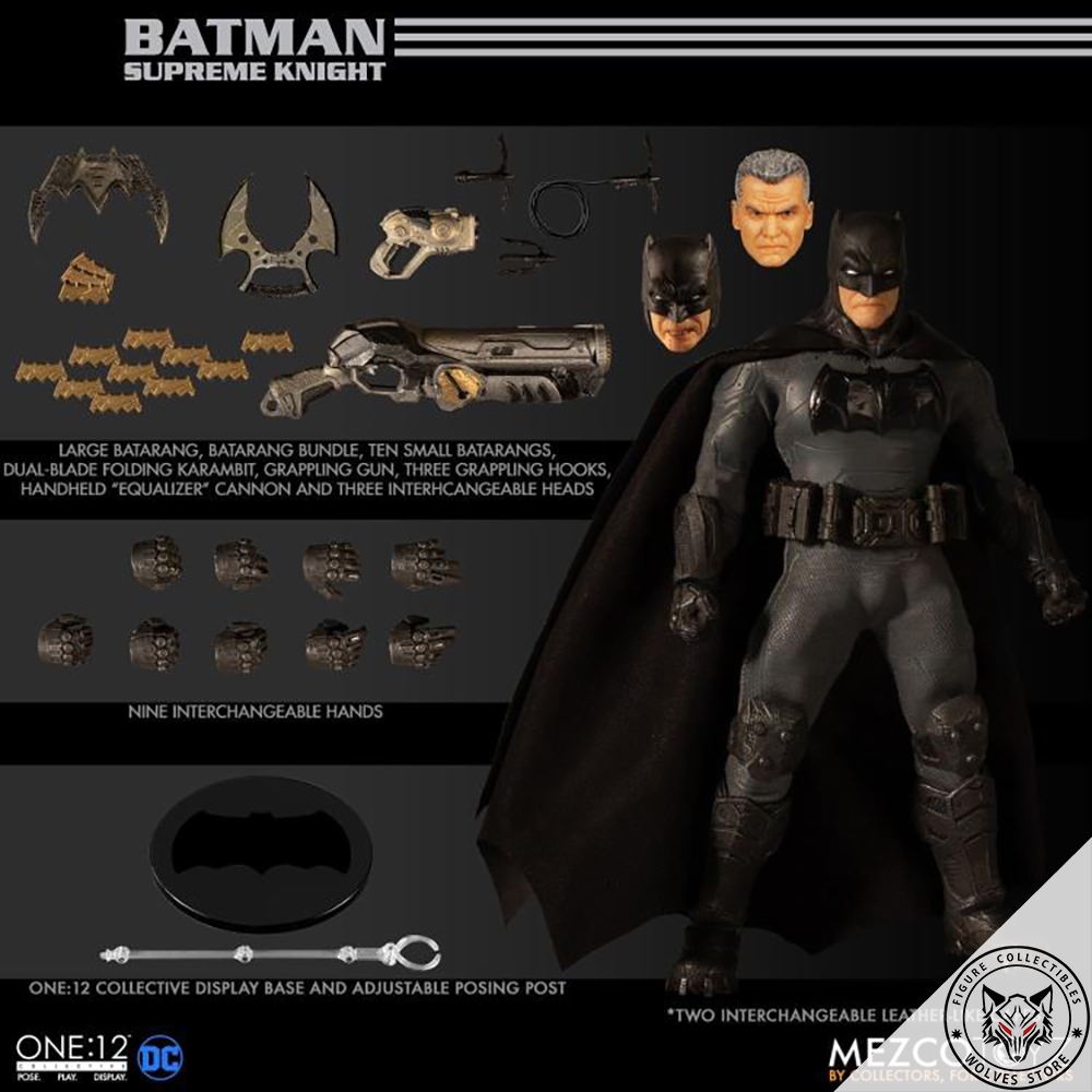 [Nhận order báo giá] Mô hình chính hãng Mezco: Batman Supreme Knight