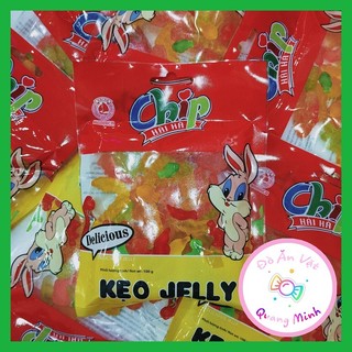  Gói Kẹo dẻo Jelly Chip Chip Hải Hà vị trái cây gói 100g mềm dẻo đủ hình ngộ nghĩnh dành cho các bé 