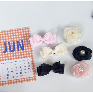 Dear.Nini- BST kẹp nơ viền và hoa voan.