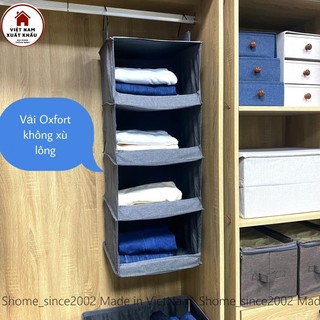 Giá Treo Đồ Bằng Vải Xếp Quần Áo Phong Cách Tiện Gọn, Dễ Tìm Chất Vải Oxford 300D (Hanging closet)