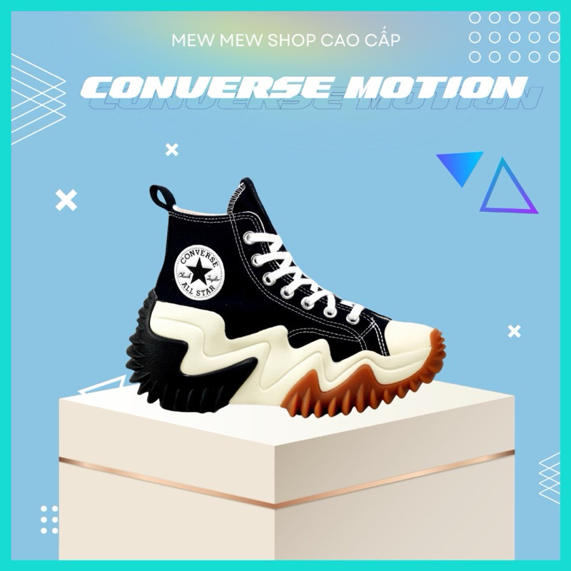 Giày_Converse run star motion tăng chiều cao 7cm, Sneaker CV bản Like.Aut Oder mới full box