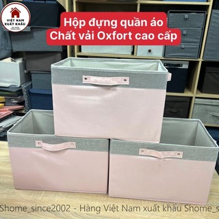 Hộp Đựng Quần Áo, Đồ Dùng Cao Cấp Chất Vải Oxfort 600D Loại Mới Hàng Đẹp (Storage Box)