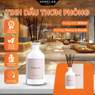 Nước hoa thơm phòng cao cấp mùi peony & suede - jo malone mùi hương sang trọng, tinh khiết 200ml_homelab