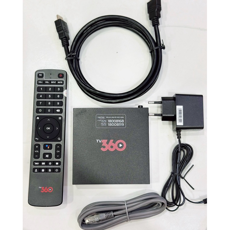 Tivi box 360 Viettel Android TV mã B866V2F Rom ATV hàng đã qua sử dụng xem truyền hình bóng đá bao k