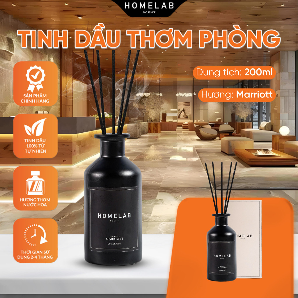 Tinh Dầu Thơm Phòng Mùi Khách Sạn 5 Sao MARRIOTT - Nước Hoa Khuếch Tán Mùi Hương Sang Trọng