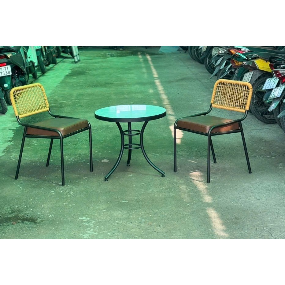 ghế sắt mặt nệm G3379 ( ghế sắt TAI 02 )