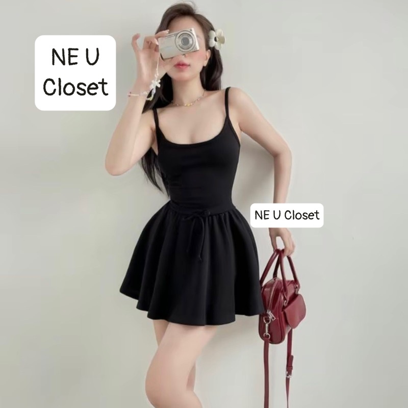 [HÀNG LOẠI 1] Váy body 2 dây basic váy 2 dây đầm body đầm 2 dây váy đi biển váy xoè đầm xoè đầm loli