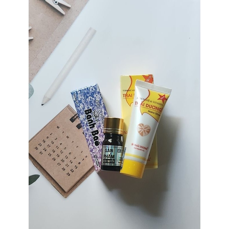 Combo Gel Tẩy Nốt Ruồi BB & Kem Nghệ Ngừa Sẹo