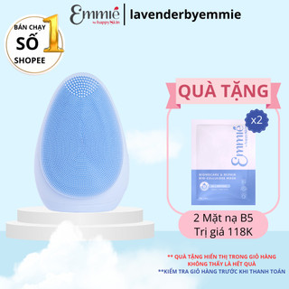 Máy Rửa Mặt Emmié Sky Blue Chống Thấm Nước Làm Sạch Sâu Loại Bỏ Bụi Bẩn Bã Nhờn BH 12 Tháng