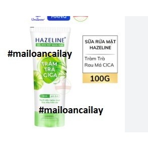 Sữa rửa mặt gel ngừa mụn Hazeline Matcha Tràm Trà 100g