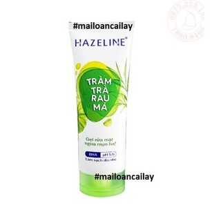 Sữa rửa mặt gel ngừa mụn Hazeline Matcha Tràm Trà 50g