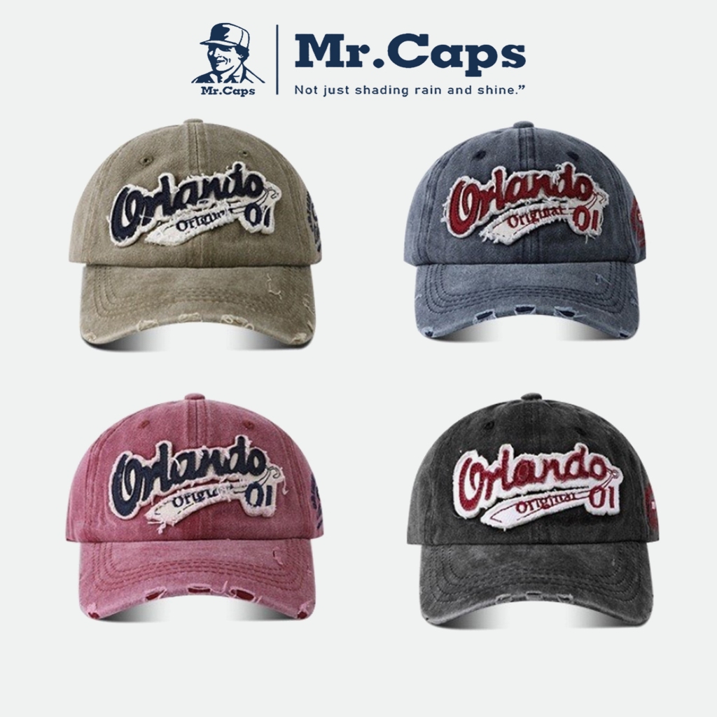 Mũ lưỡi trai y2k ORLANDO form mềm thời trang, nón lưỡi trai nam nữ chất liệu denim cao cấp MC34