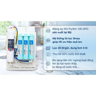 Máy lọc nước ro karofi kaq-u06 10 lõi - hàng chính hãng.