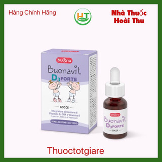 Buonavit D3 Forte - Vitamin D3,DHA,Acid béo hỗ trợ phát triển xương và trí não của trẻ (Italy )