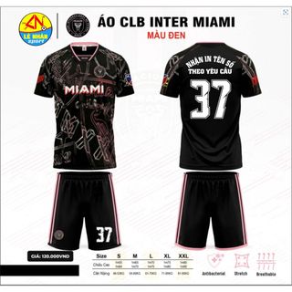 Bộ Áo Đá Bóng CLB Miami Màu Cam