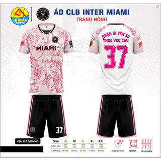 Bộ Áo Đá Bóng CLB Miami Màu Cam