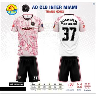 Bộ Áo Đá Bóng CLB Miami Màu Cam