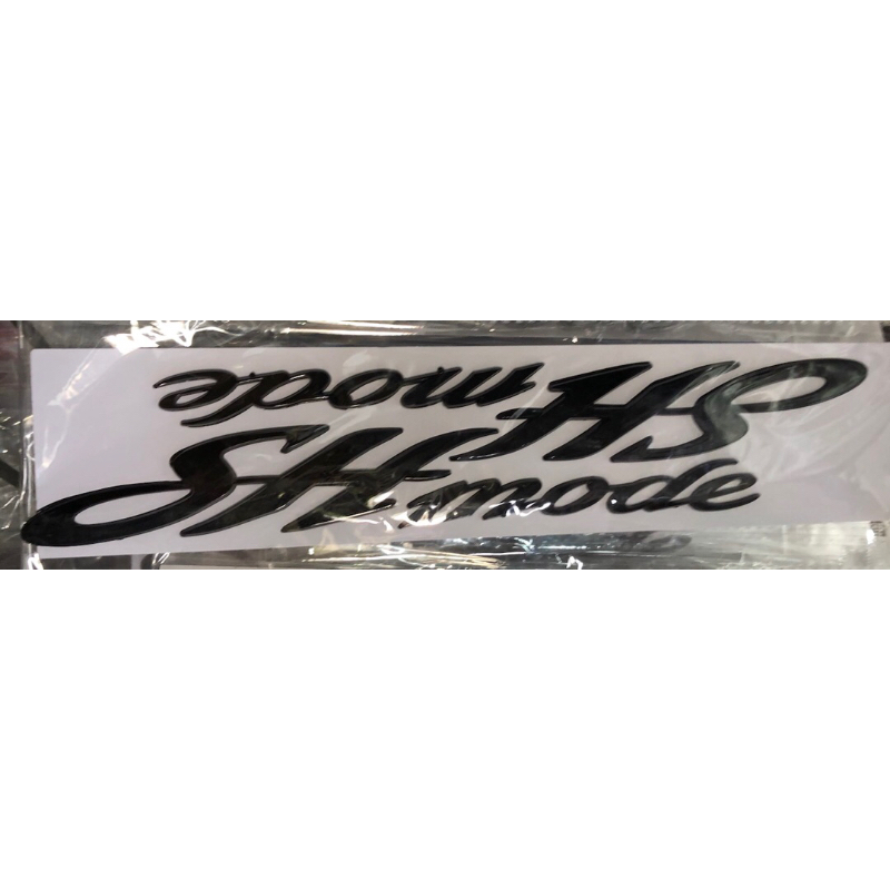 1 Cặp Tem chữ xe SH Mode dán trang trí xe [ các đời ] màu đen