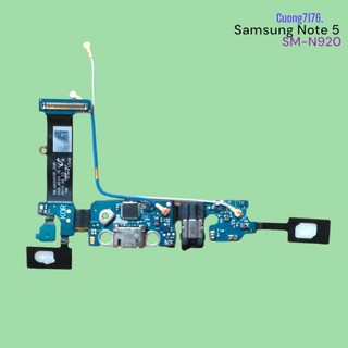 Mạch sạc samsung note 5 tháo máy hoạt động tốt