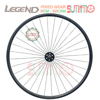 Vành bộ 2cm hub LEGEND gắn xe đạp fixed gear