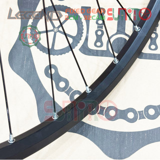 Vành bộ 2cm hub LEGEND gắn xe đạp fixed gear