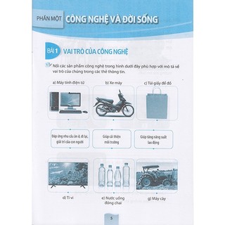 Sách - Vở bài tập Công nghệ 5 (Kết nối tri thức với cuộc sống)